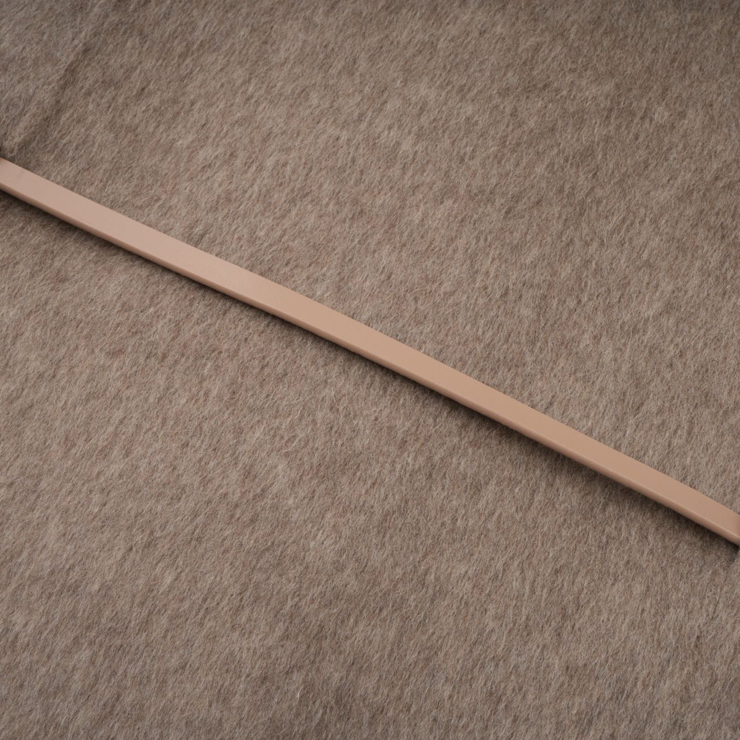 Beige Wool Coat with Faux Fur Collar for Women - Allegra