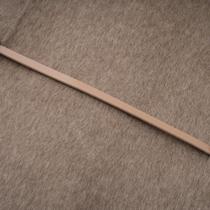 Beige Wool Coat with Faux Fur Collar for Women - Allegra