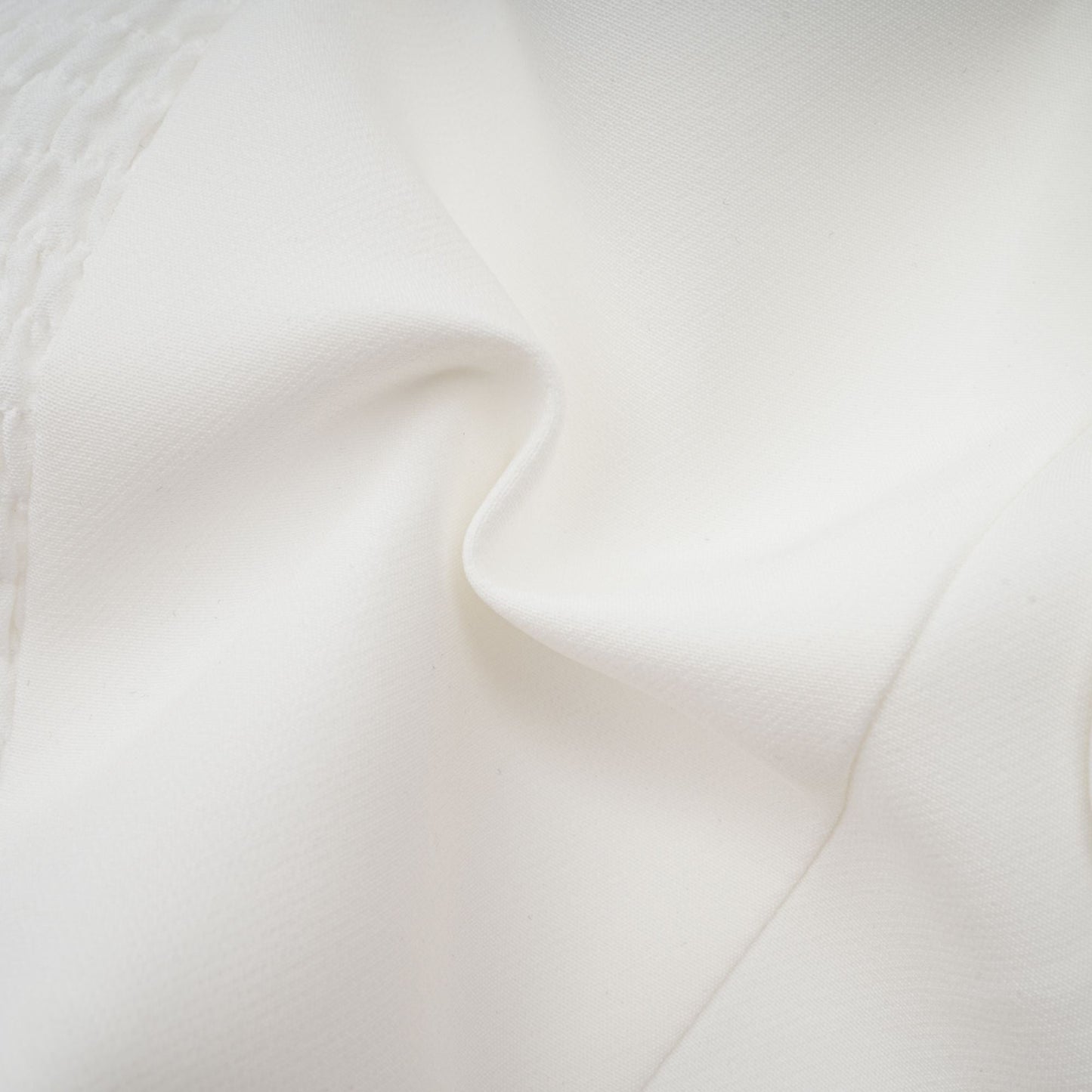 White Strapless Floral Top with 3D Appliqué for Women - Sibilla