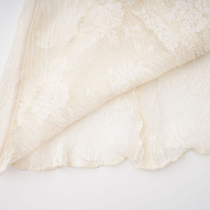 Ivory Lace Maxi Dress with Flared Sleeves for Women - Camilla