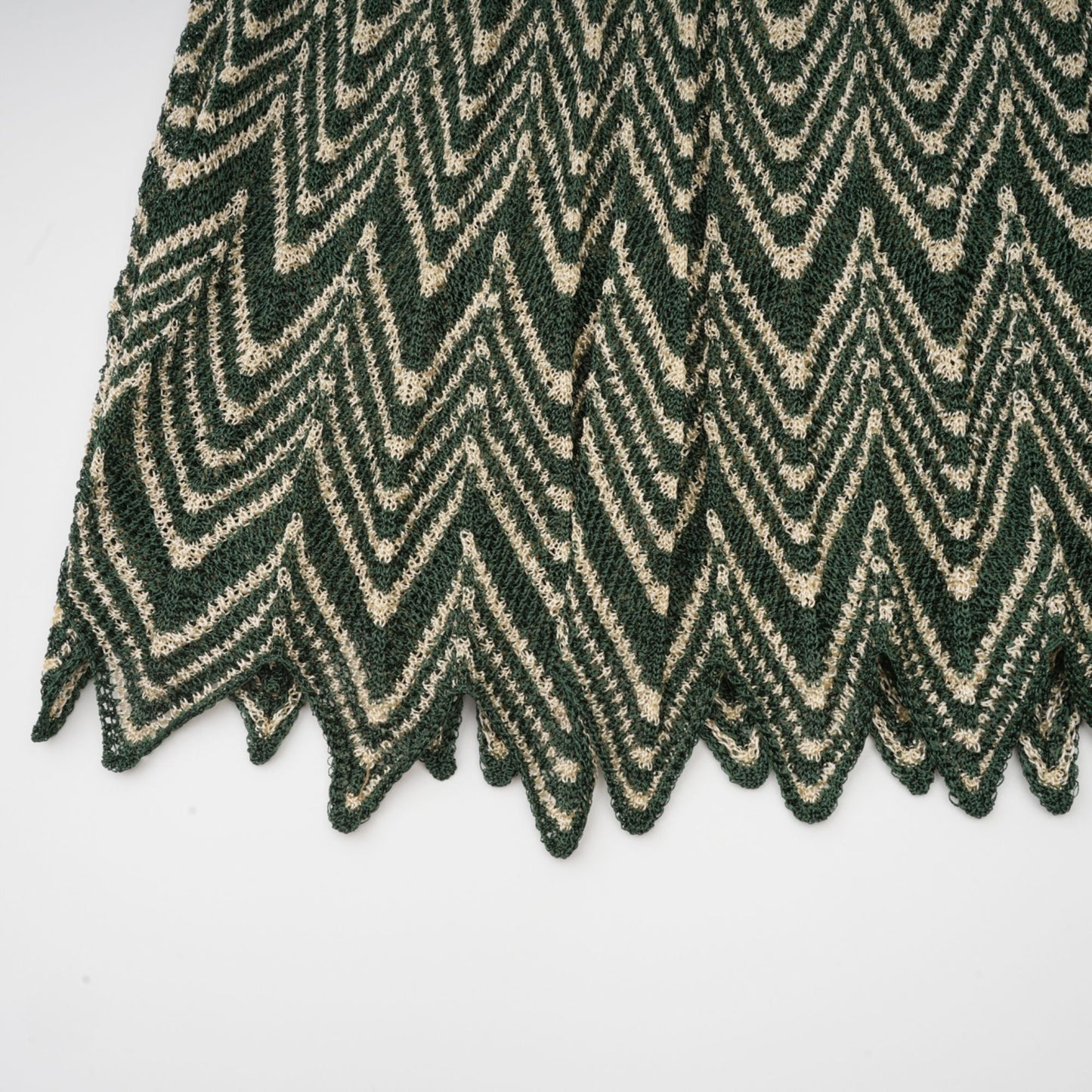 Multi-Color Knit Maxi Dress with Chevron Pattern for Women - Sabrina