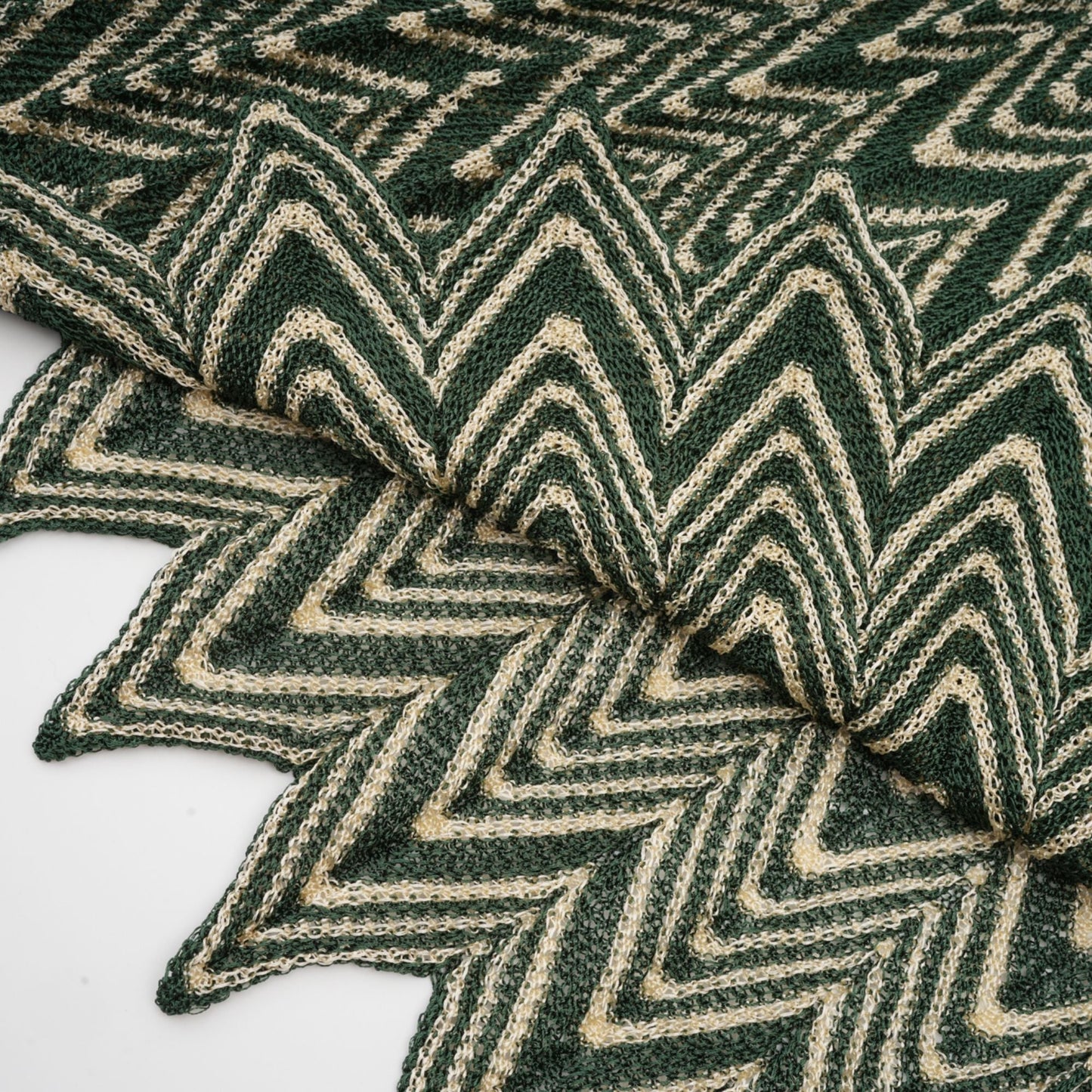 Multi-Color Knit Maxi Dress with Chevron Pattern for Women - Sabrina