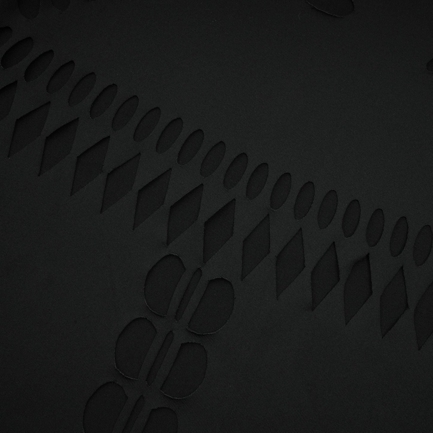 Black Cut-Out Bodysuit with Mesh Detail for Women - Rebecca