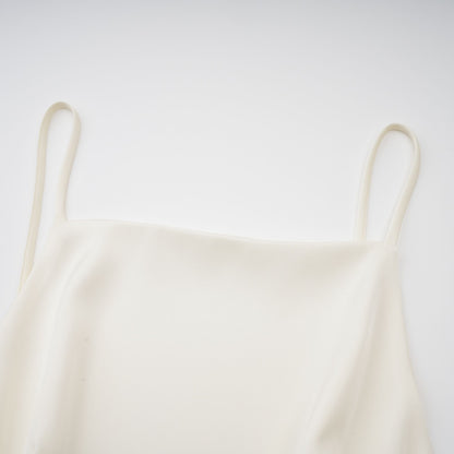 Ivory Layered Ruffle Mini Dress with Cape Sleeves for Women - Costanza