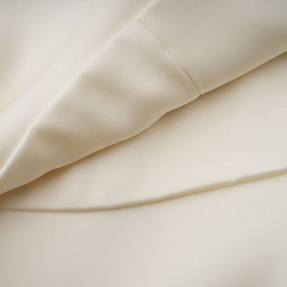 Ivory Layered Ruffle Mini Dress with Cape Sleeves for Women - Costanza