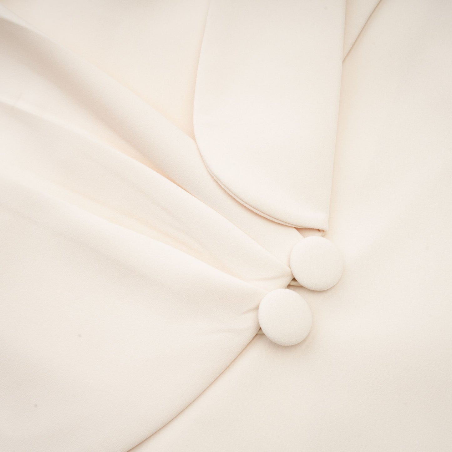 Ivory Embellished Blazer Mini Dress with Long Sleeves for Women - Teresa