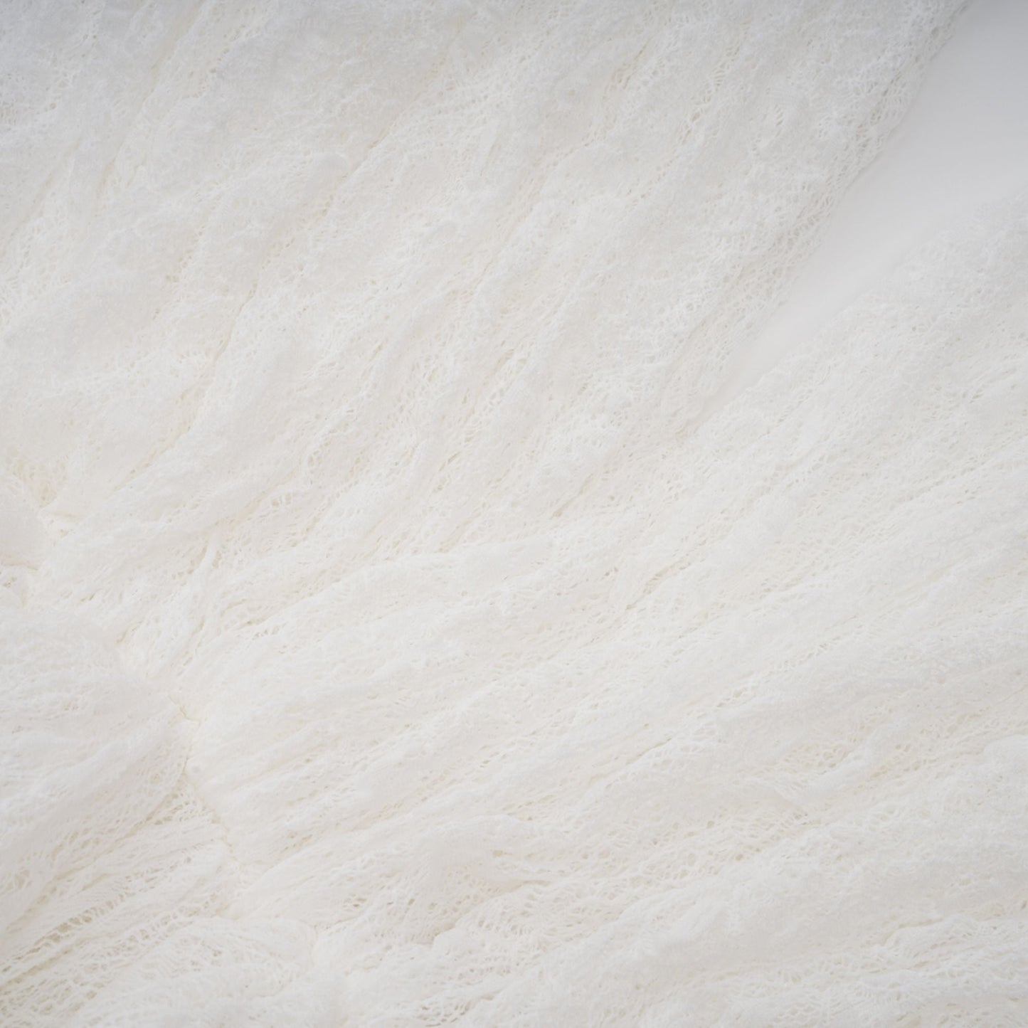 Ivory White Lace Mini Dress with Draped Detail for Women - Michela