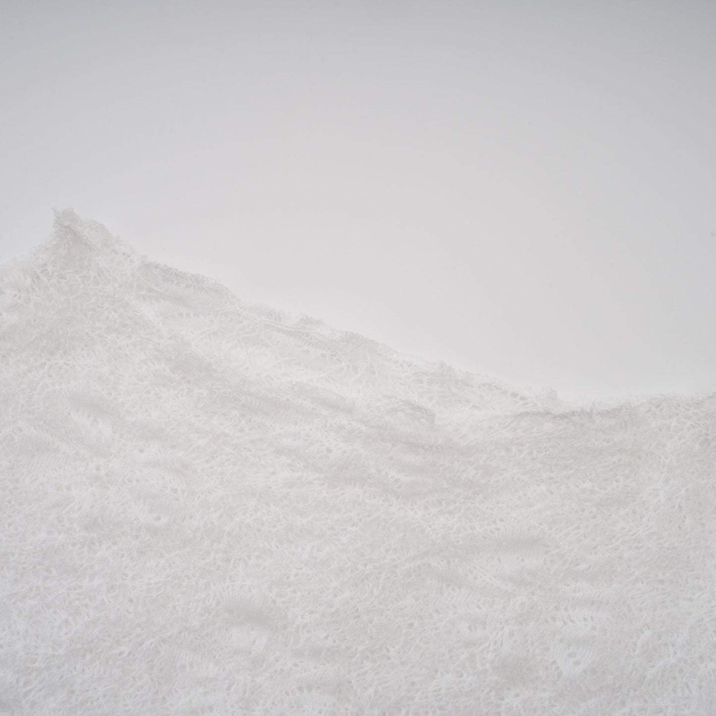 Ivory White Lace Mini Dress with Draped Detail for Women - Michela