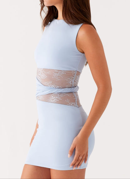 Fabrizia Mini Dress - Blue