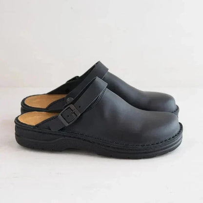 Men's Leather Slippers | Platform