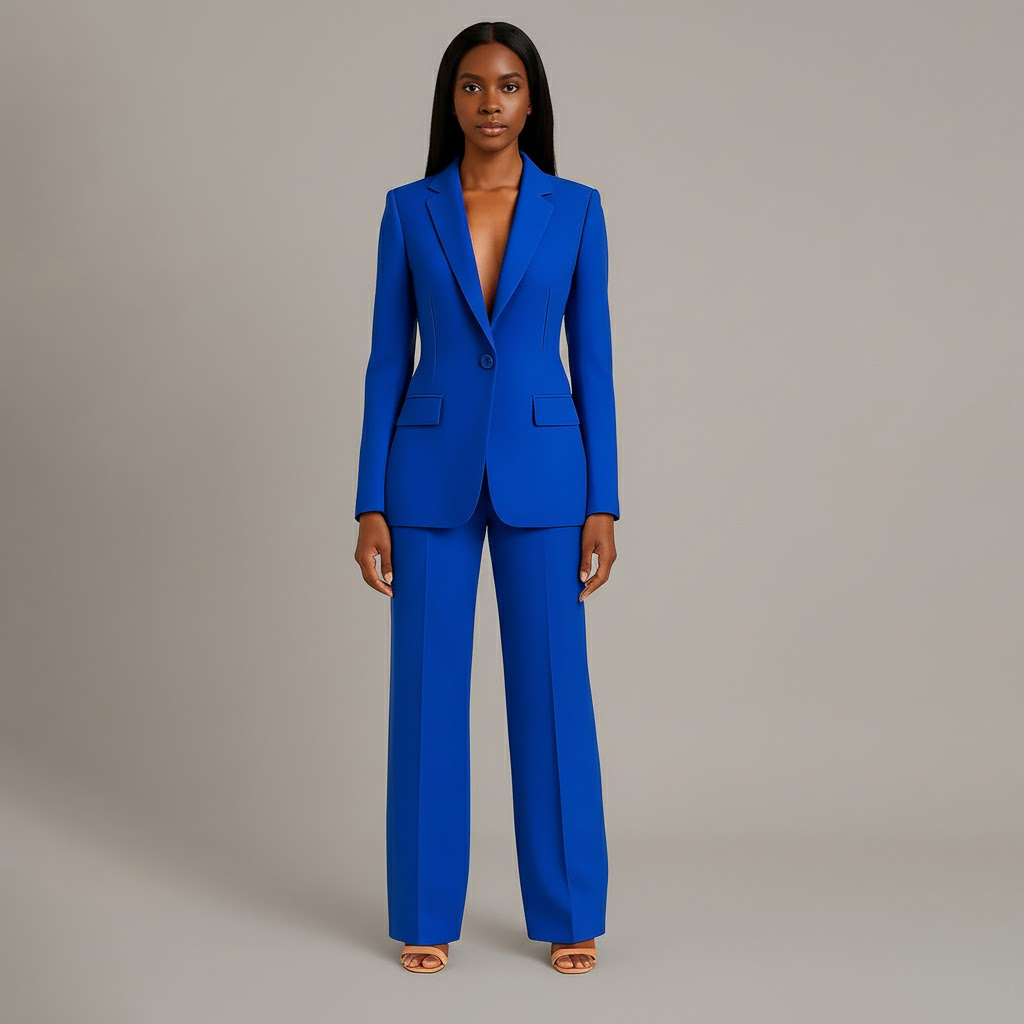 Women's Formal Suit Set | Tailored Long