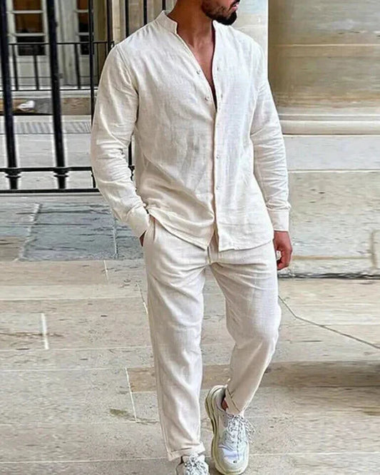 Men's Two-Piece Summer Set | Shirt and Pants