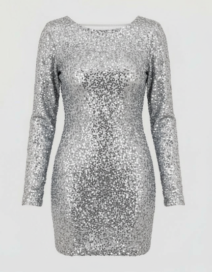 Women's Long Sleeve Festive Dress | Mini