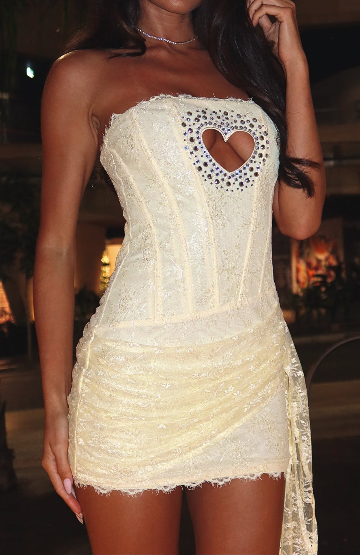 Sofia Mini Dress Lemon