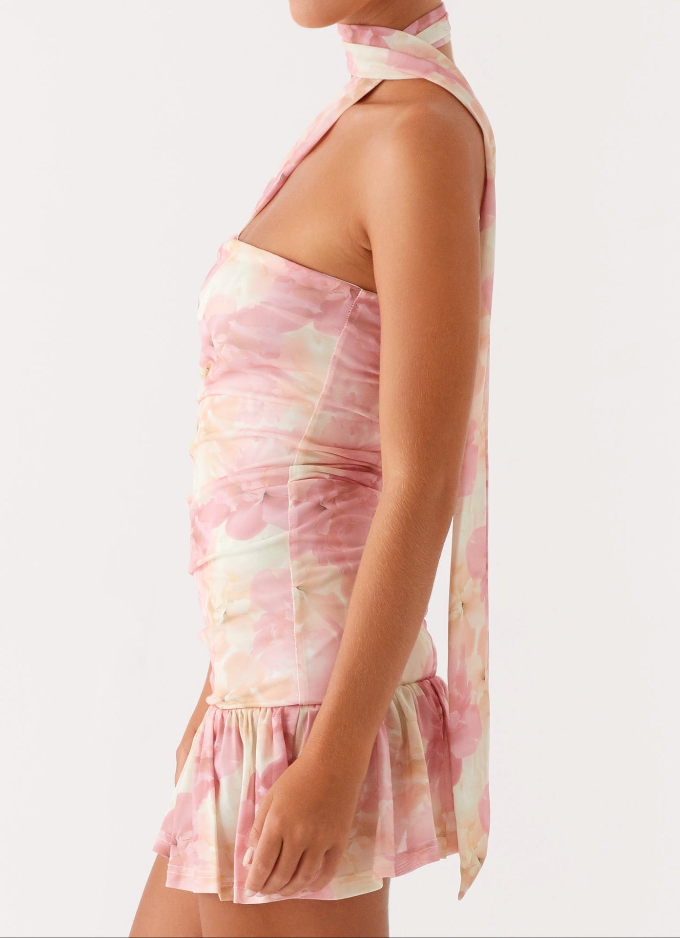 Vinceta Mini Dress - Floral Print