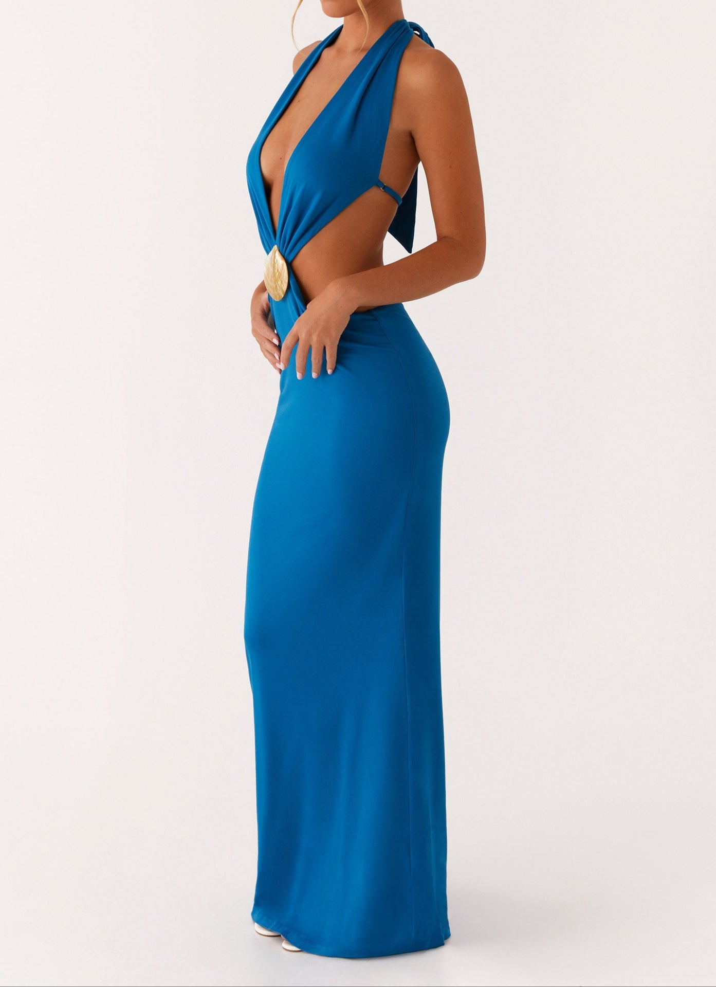 Salome Maxi Dress - Royal Blue