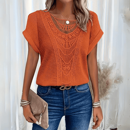 Women’s Boho Summer Top | Short Sleeve