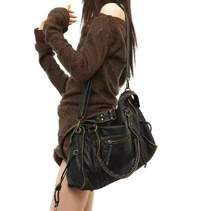 Women's Vintage Boho Style Handbag | Large Compartment