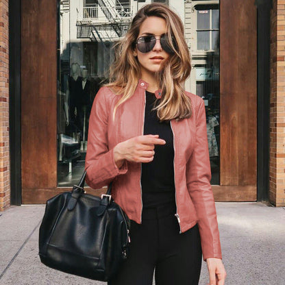 Women's Leather Jacket | Slim