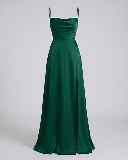 Women's Evening Dress with High Slit | Maxi