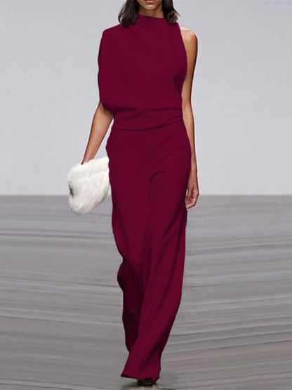 Women's Formal One-Shoulder Jumpsuit | Casual