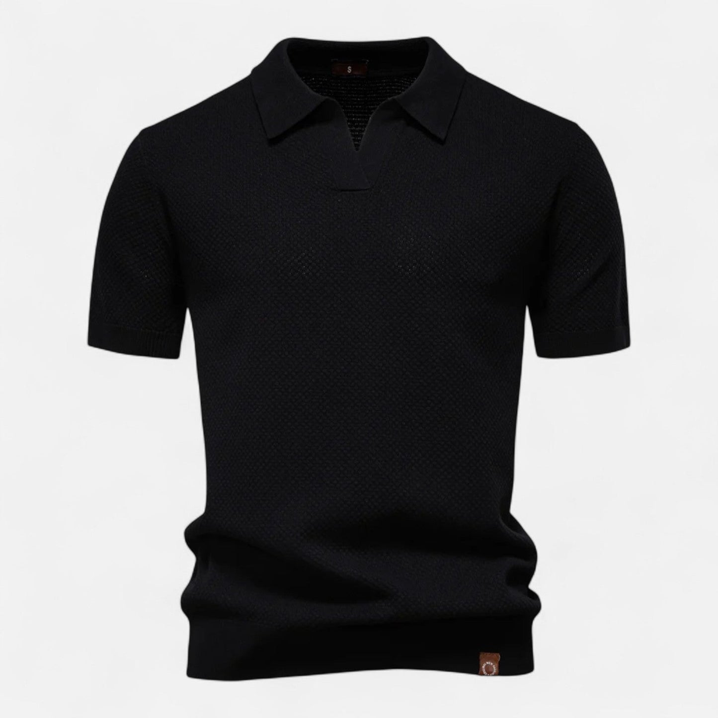 Men's V-Neck Polo Shirt | Short-Sleeve