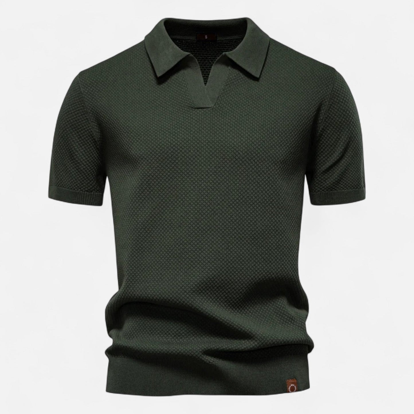 Men's V-Neck Polo Shirt | Short-Sleeve