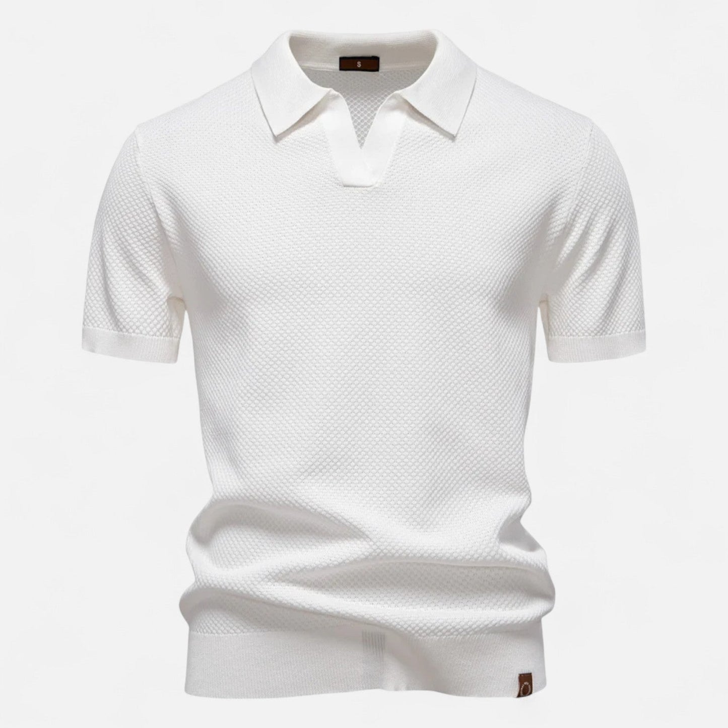 Men's V-Neck Polo Shirt | Short-Sleeve