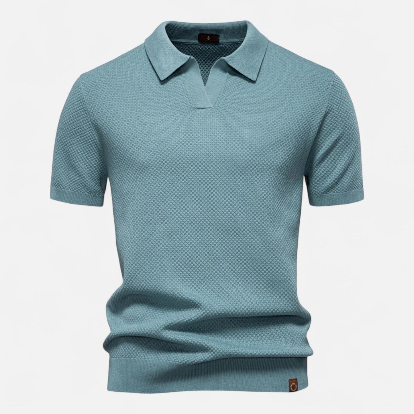 Men's V-Neck Polo Shirt | Short-Sleeve