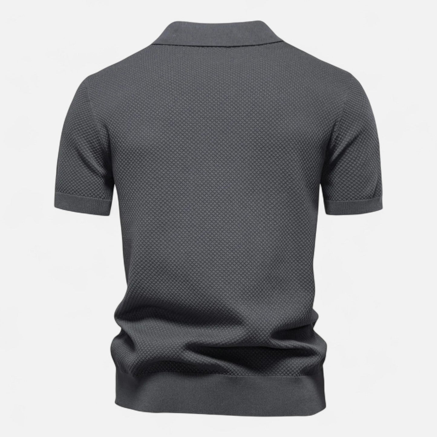 Men's V-Neck Polo Shirt | Short-Sleeve
