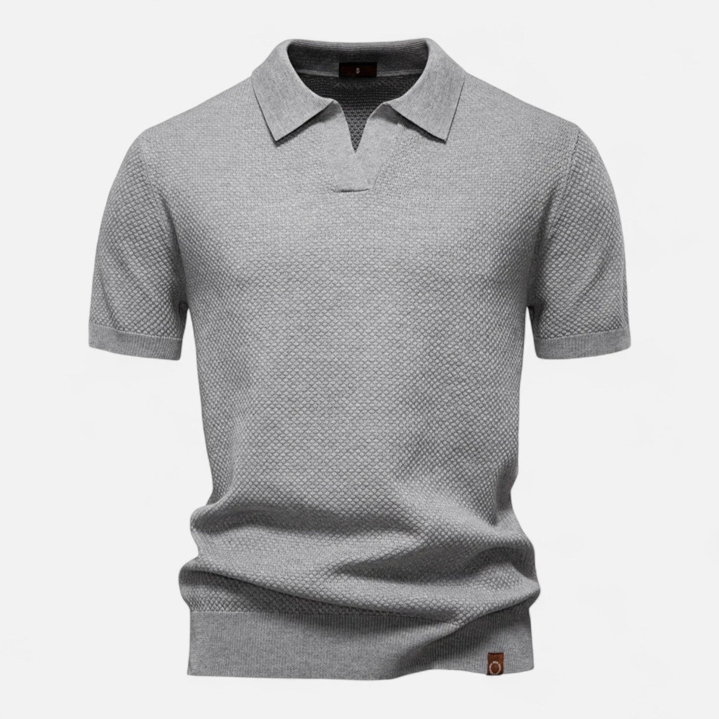 Men's V-Neck Polo Shirt | Short-Sleeve