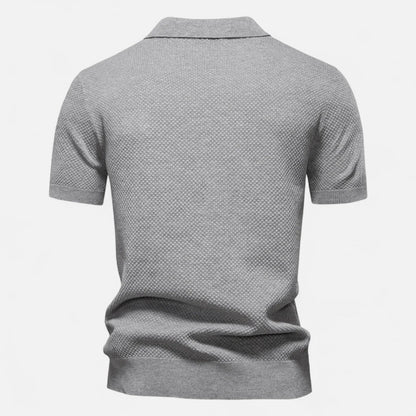 Men's V-Neck Polo Shirt | Short-Sleeve