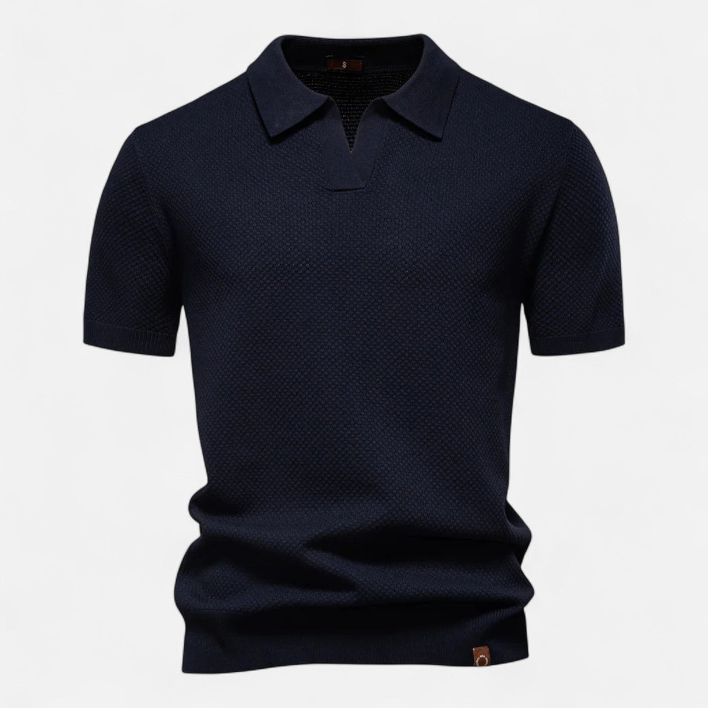 Men's V-Neck Polo Shirt | Short-Sleeve