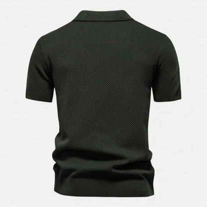 Men's V-Neck Polo Shirt | Short-Sleeve