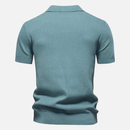 Men's V-Neck Polo Shirt | Short-Sleeve