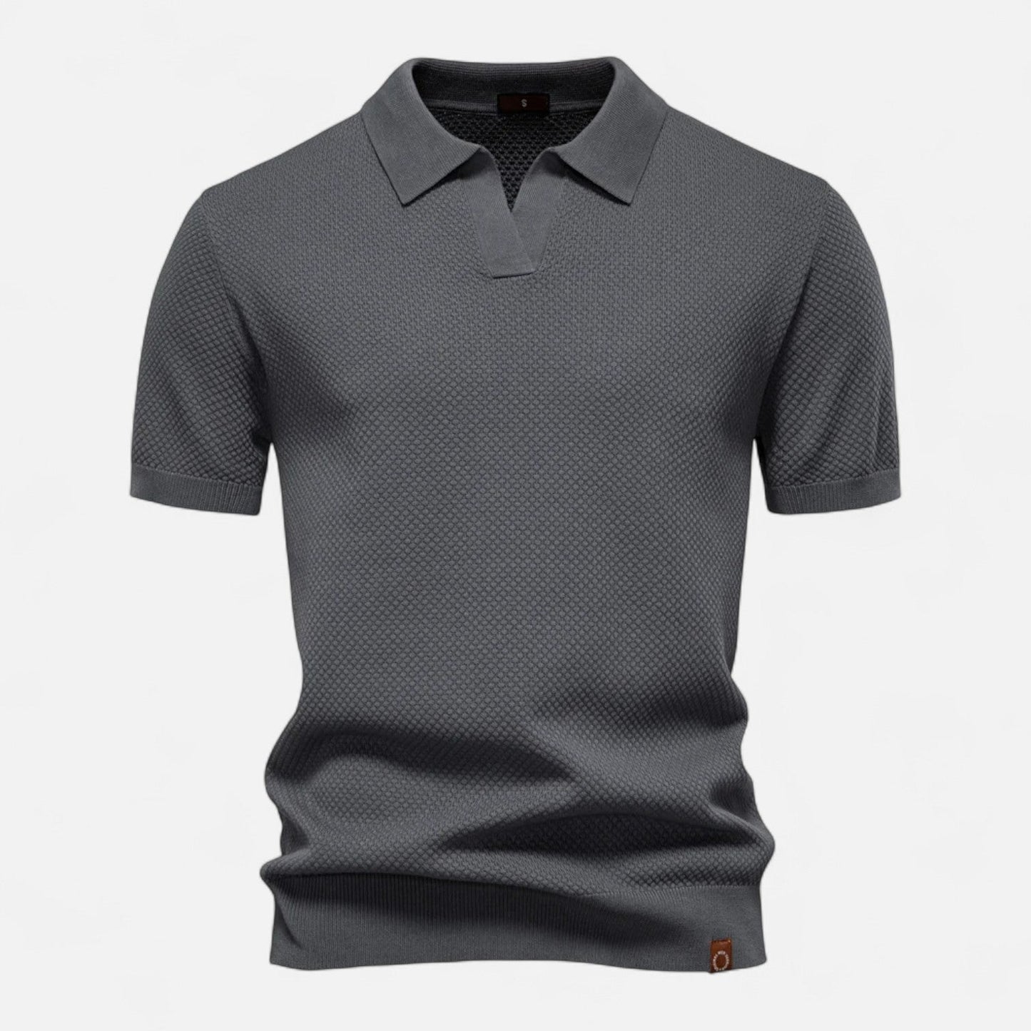 Men's V-Neck Polo Shirt | Short-Sleeve