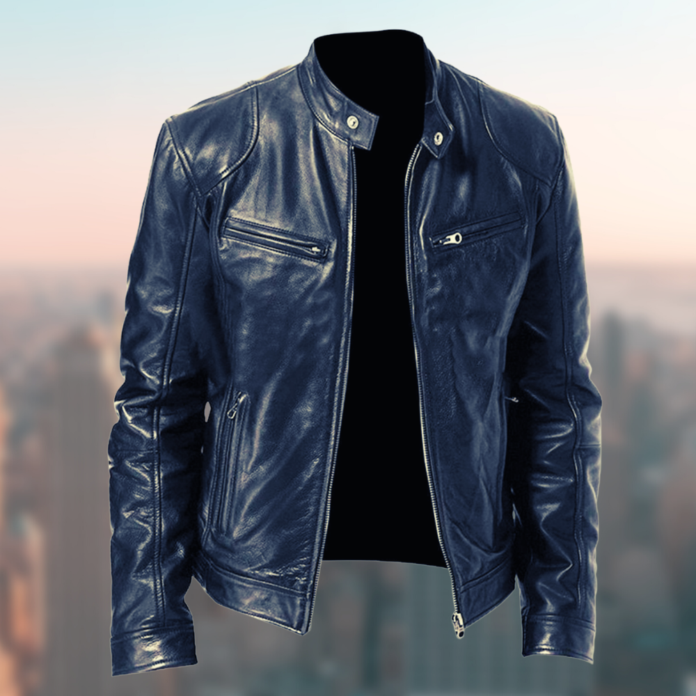 Men's Leather Jacket | Sleek