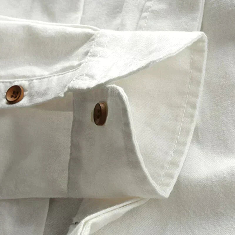 Men's Elegant Shirt | Stand-Up Collar