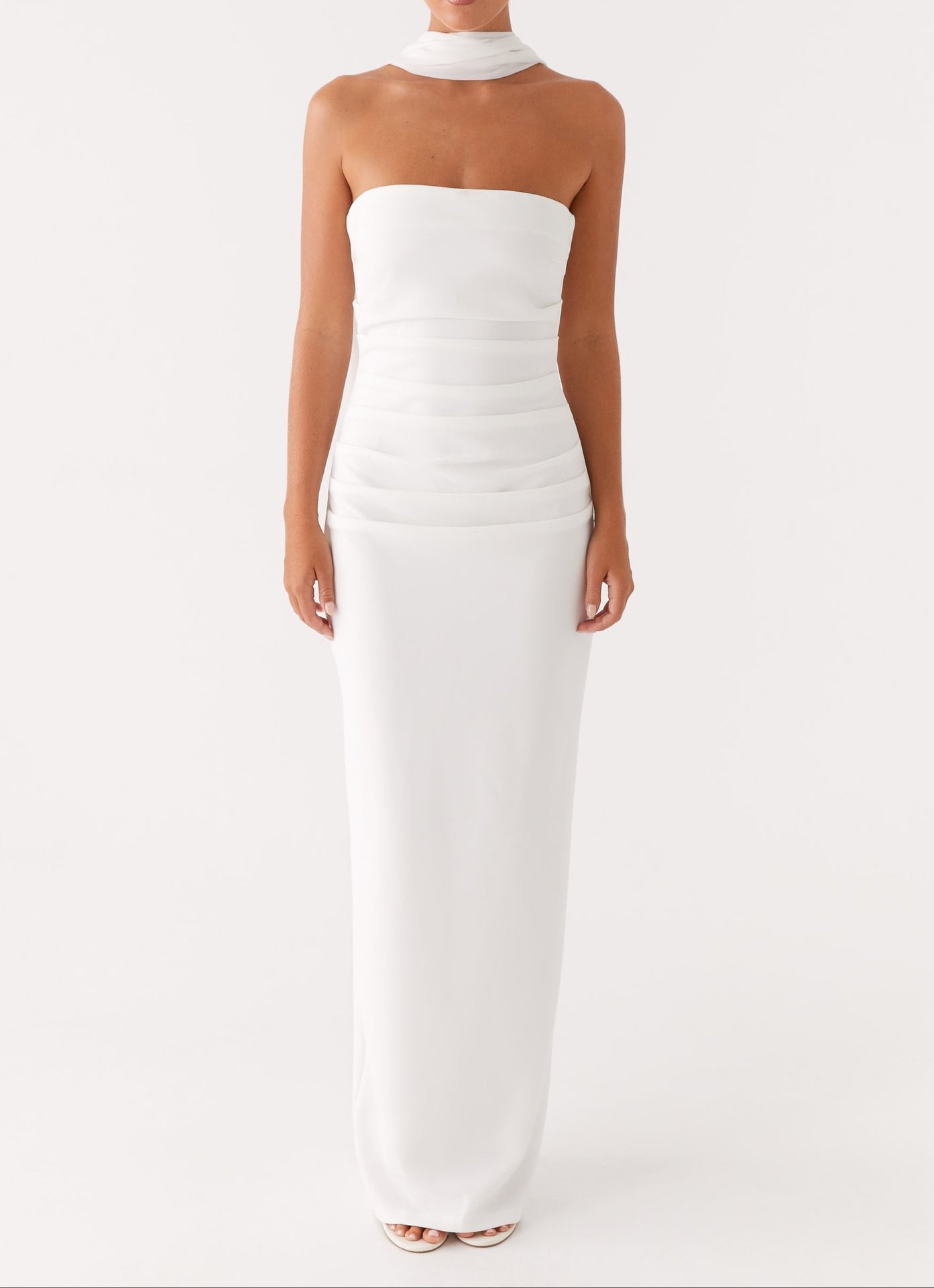 Brunetta Maxi Dress - White