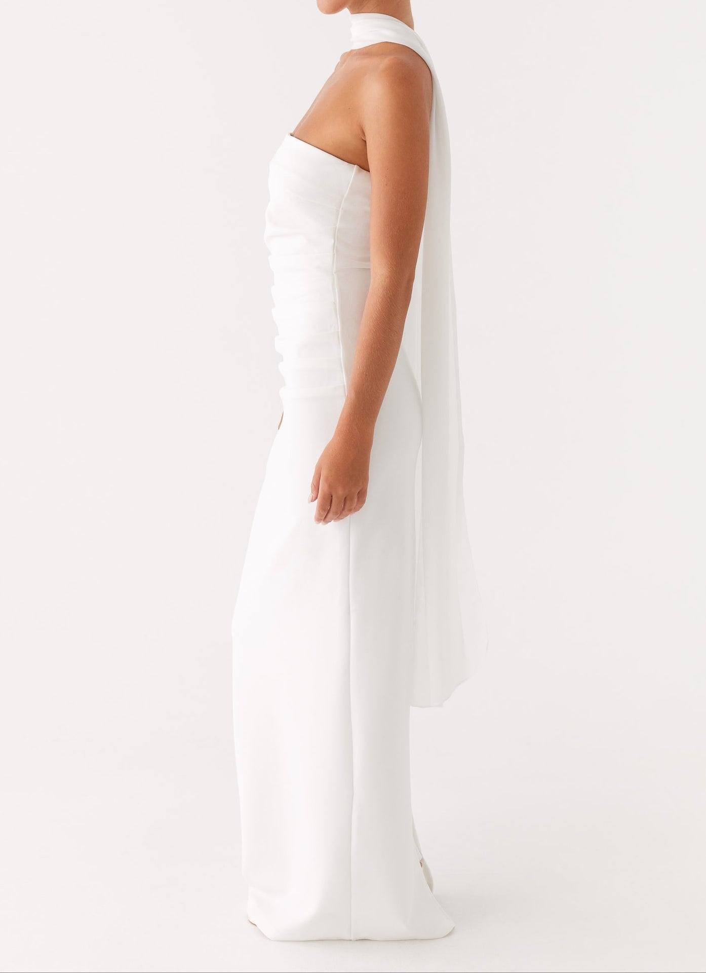 Brunetta Maxi Dress - White