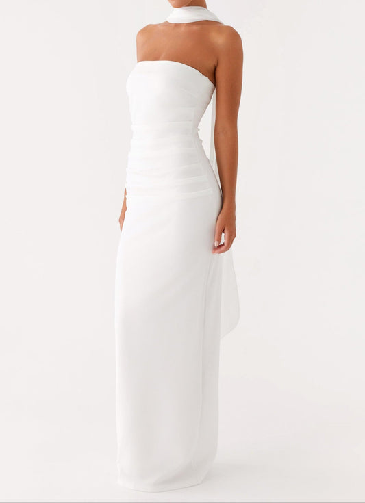 Brunetta Maxi Dress - White