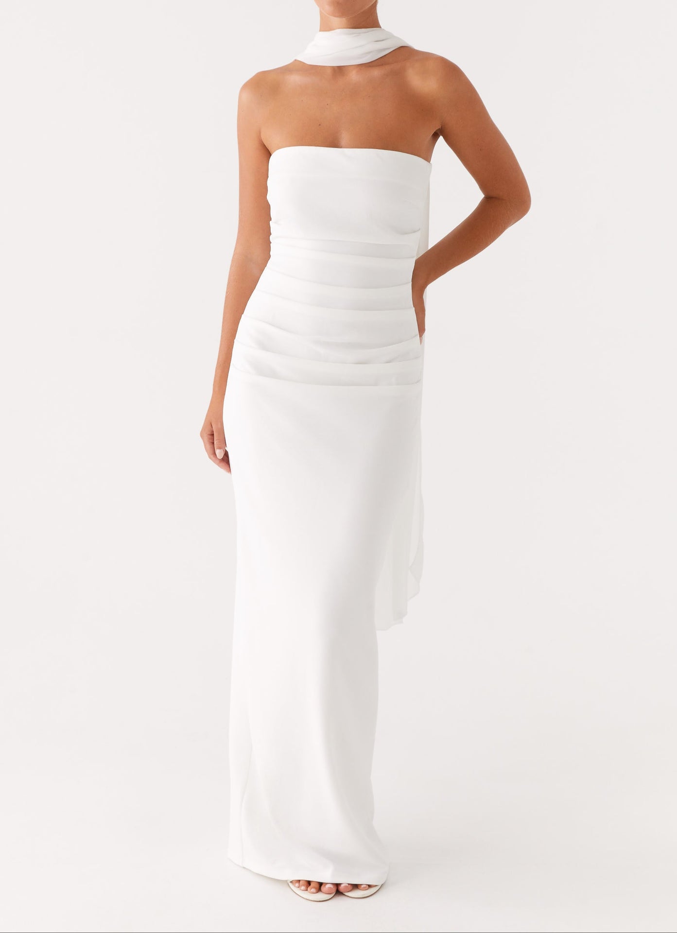 Brunetta Maxi Dress - White