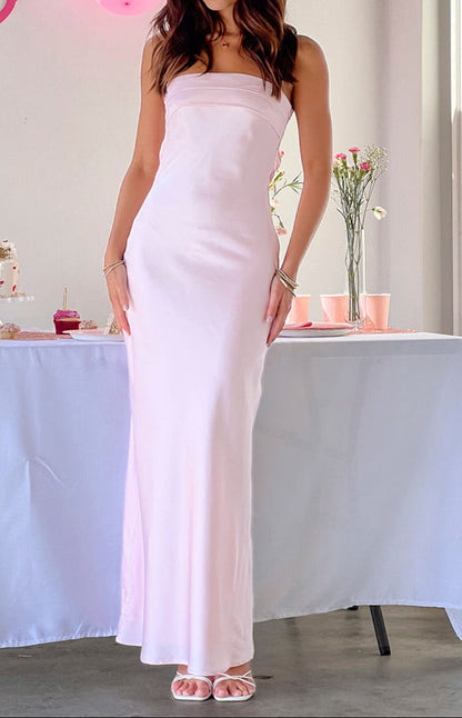 Julieta Light Pink Maxi Dress