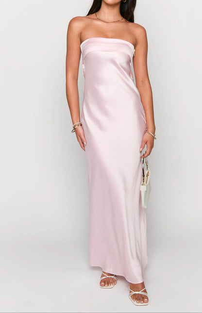 Julieta Light Pink Maxi Dress