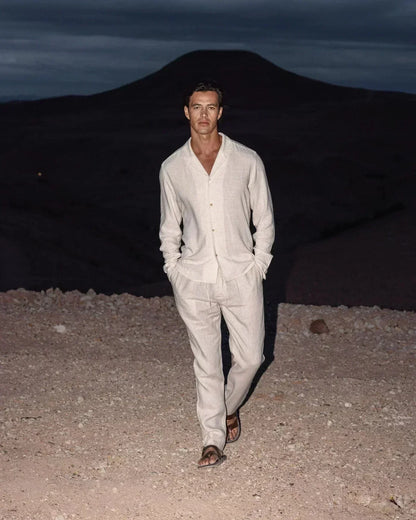Men's Summer Shirt and Pants | Two-Piece Set