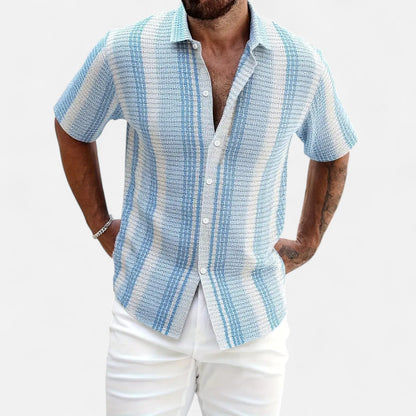 Men's Striped Shirt | Short-Sleeve