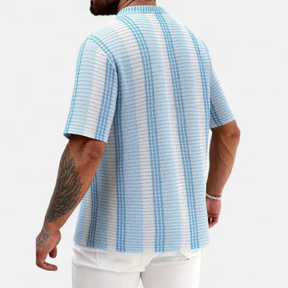 Men's Striped Shirt | Short-Sleeve