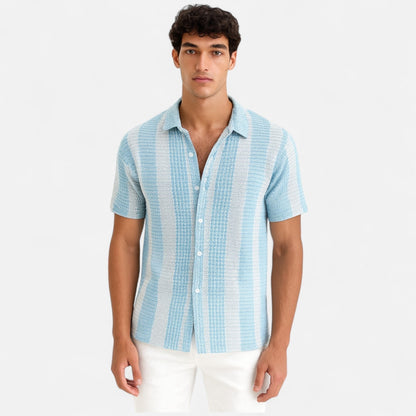 Men's Striped Shirt | Short-Sleeve