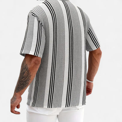 Men's Striped Shirt | Short-Sleeve