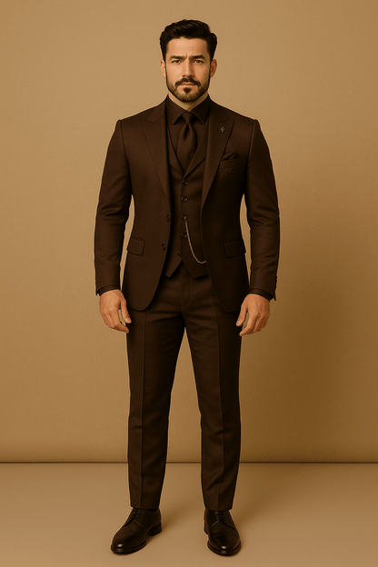 Men's 3-Piece Slim Fit Suits | Formal Events